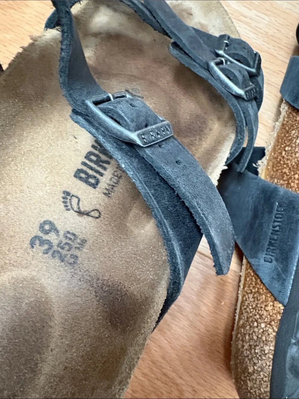 Birkenstock Black Triple-Strap Sandals